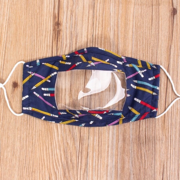 face mask Accessories - last one‼️ Teacher Clear Window Face Mask